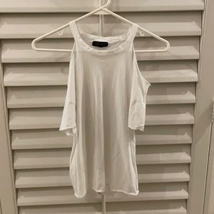 Topshop cut out sleeves top
